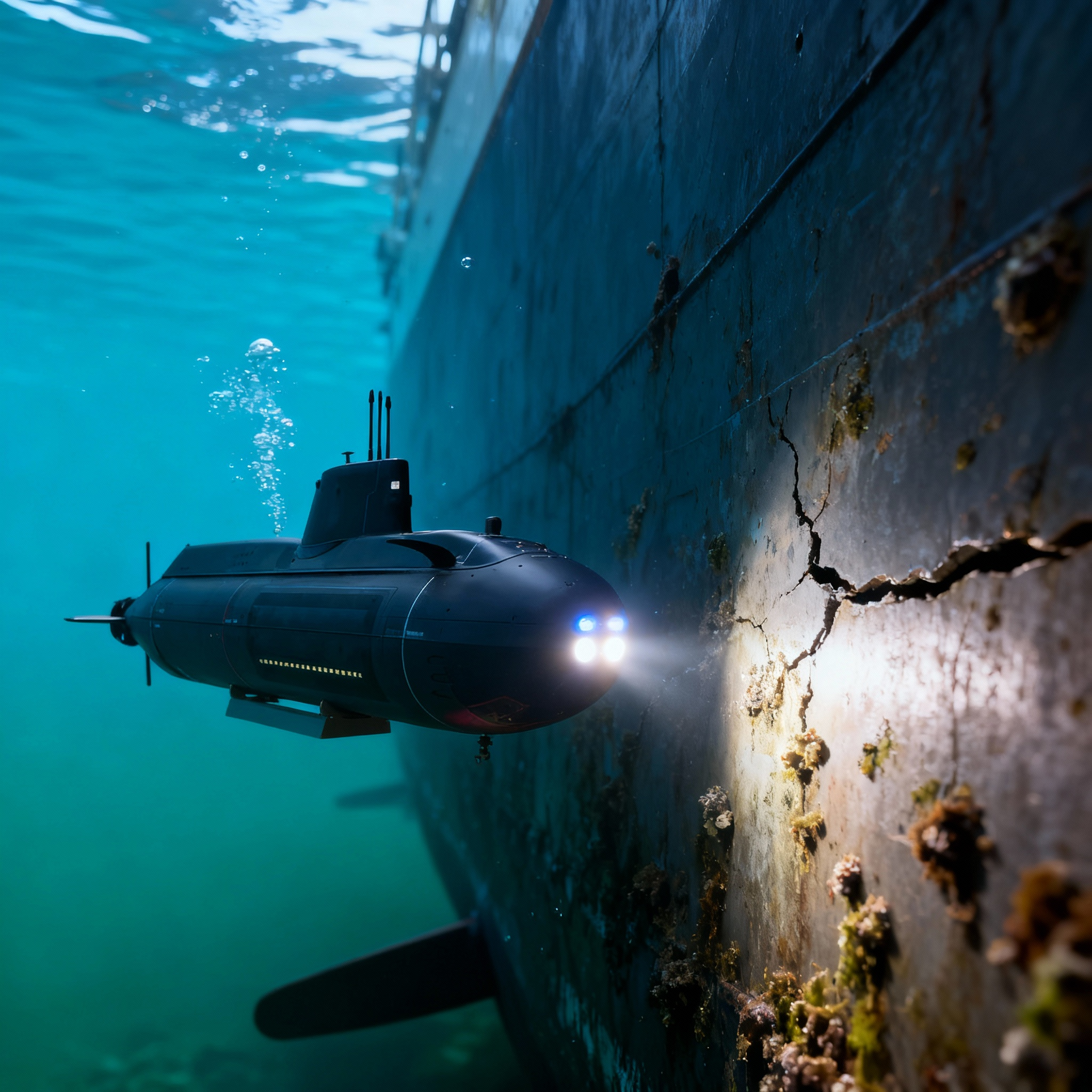 Submarino RC com Câmera 4K